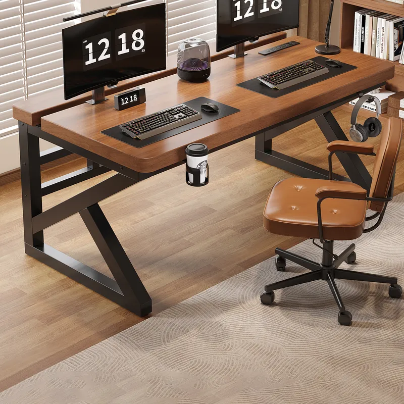 Esports Gaming Furniture - Meja Komputer Kayu Solid Meja Gaming