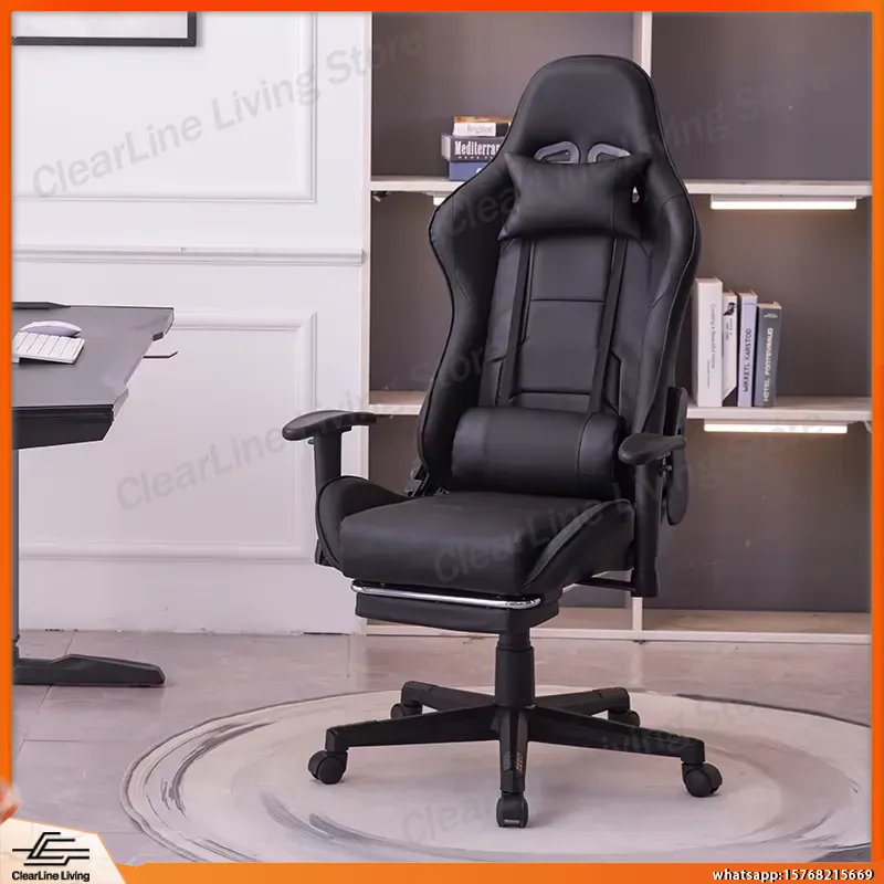 Esports Gaming Chair - Kursi Gaming Ergonomis dengan Penyangga Pinggang,