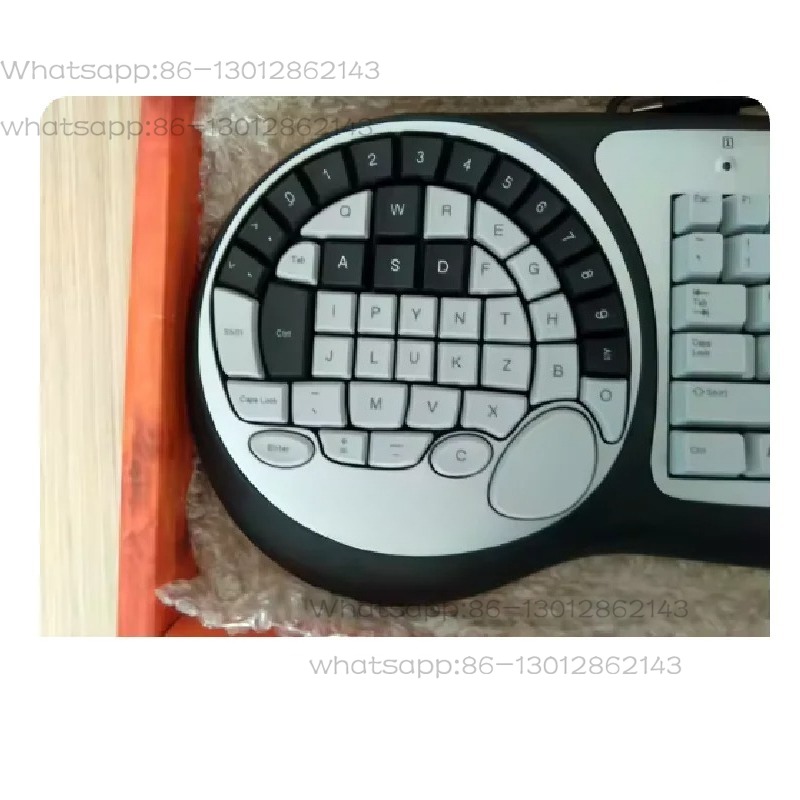 Esports Gaming Competition - Keyboard Gaming Ergonomis Melengkung Satu Tangan,