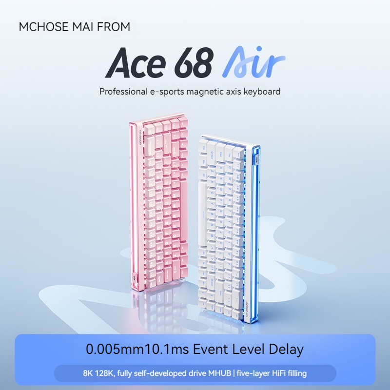 Esports Gaming - Keyboard Mekanik Mchose Ace68 Air Magnetic