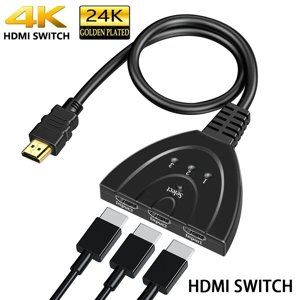 Esports Gaming Hub - HDTV Switch 3 in 1 4k