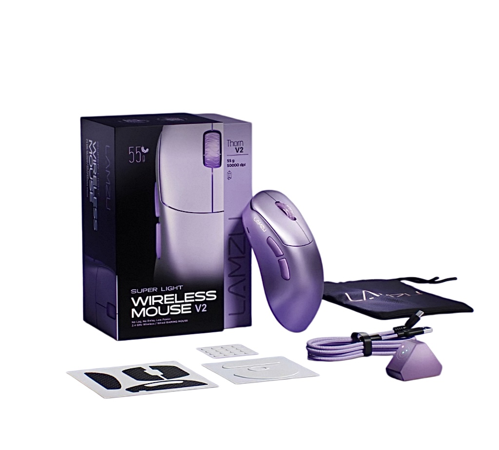 LAMZU THORN V2 Wireless Gaming - Esports Gaming Competition ulasan dan harga
