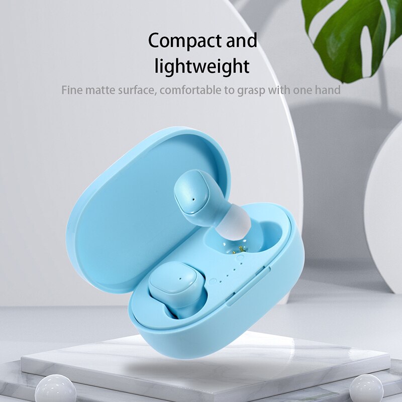 A6S TWS Earphone Nirkabel Blue - Esports Gaming Earbuds ulasan dan harga