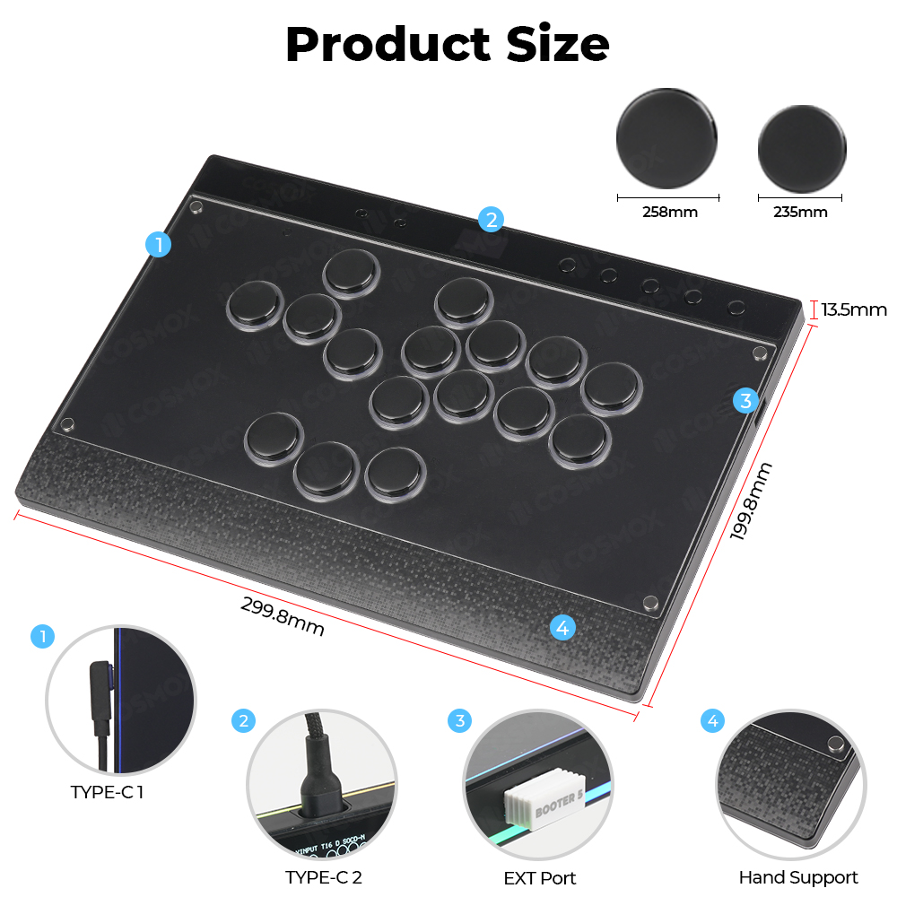 Haute42-COSMOX C16 Pengontrol  - Esports Gaming Controller ulasan dan harga