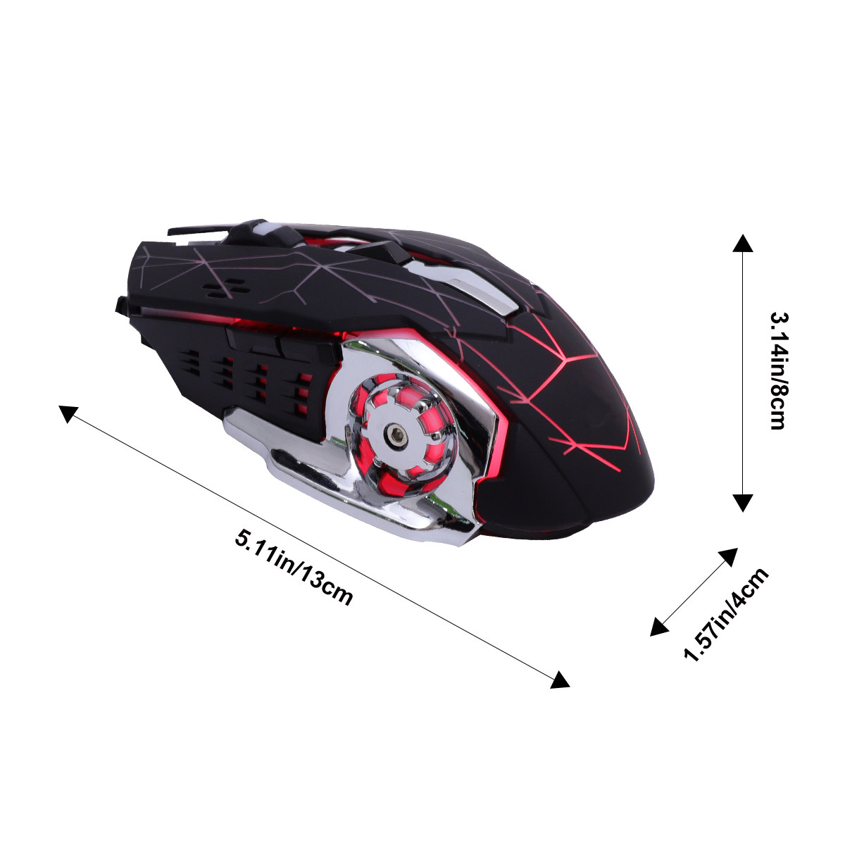 Mouse Gaming Berkabel Hitam 7  - Esports Gaming Competition ulasan dan harga