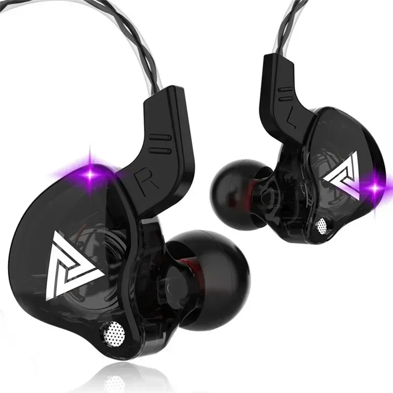 QKZ AK6 Earphone balap berkabe - Esports Gaming Earbuds ulasan dan harga