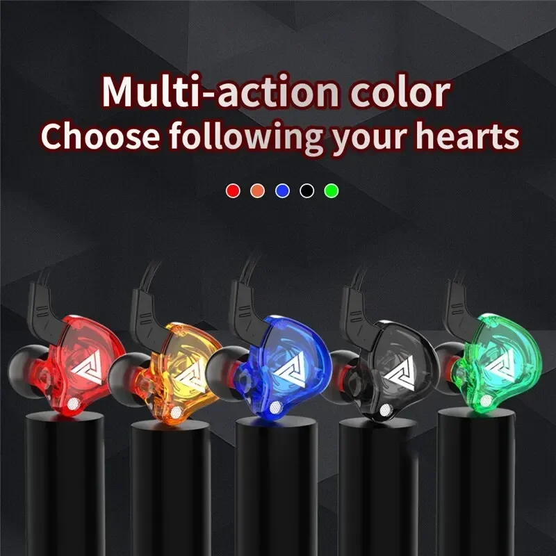 QKZ AK6 Earphone balap berkabe - Esports Gaming Earbuds ulasan dan harga