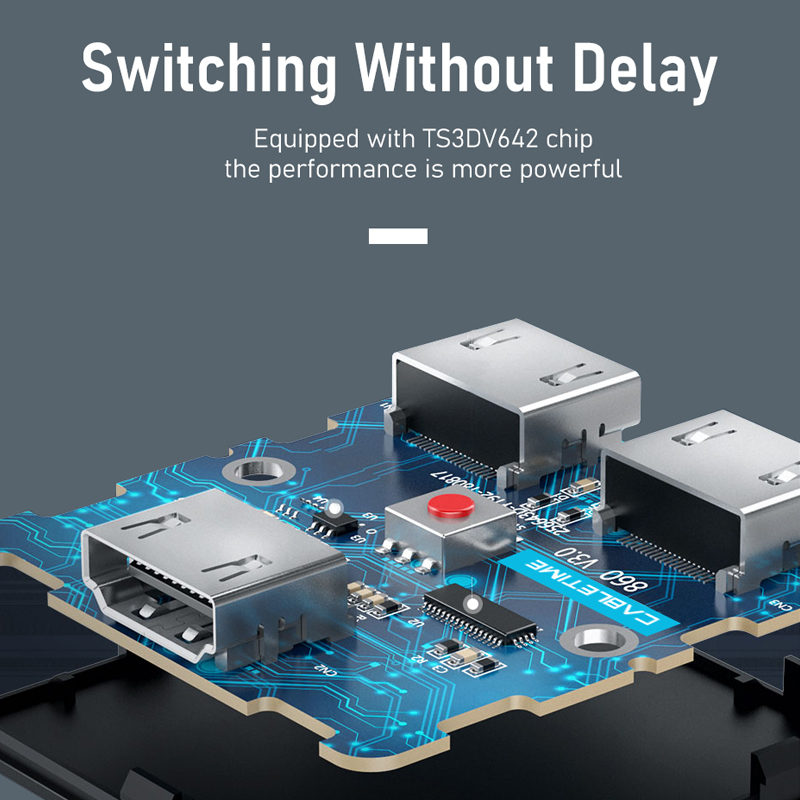 CABLETIME HDMI Switch Splitter - Esports Gaming Hub ulasan dan harga