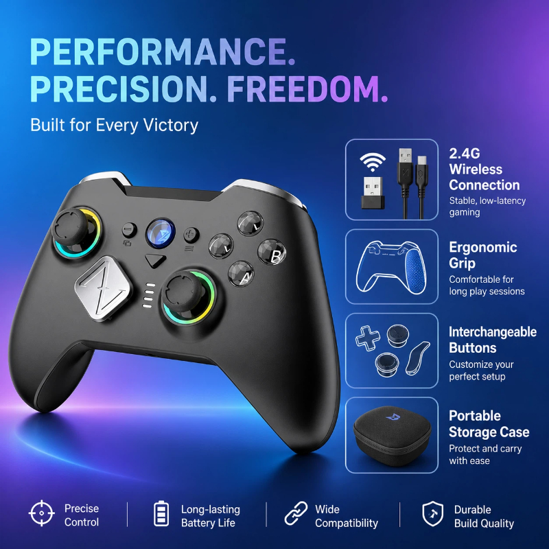 Pengontrol Modular Nirkabel Bl - Esports Gaming Platform ulasan dan harga
