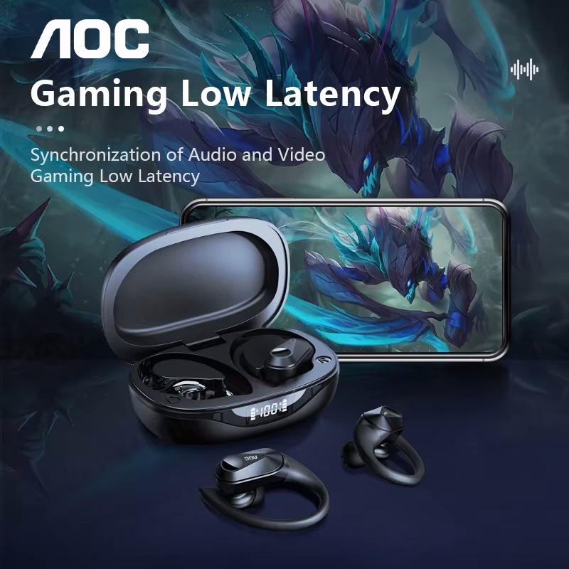 Pilihan AOC Headset Olahraga N - Esports Gaming Earbuds ulasan dan harga