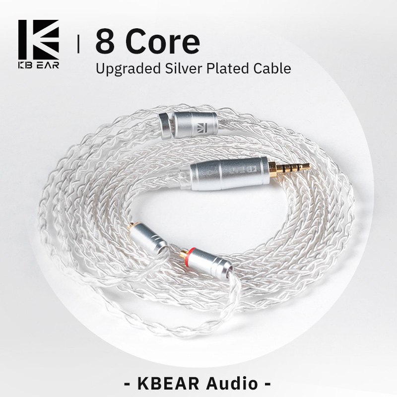 KBEAR 8 Core Earphone berkabel - Esports Gaming Earbuds ulasan dan harga