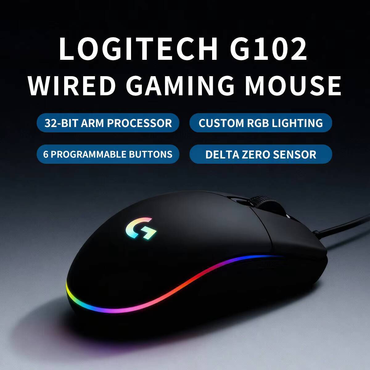 Mouse Gaming Logitech G102, 8x - Esports Gaming Competition ulasan dan harga