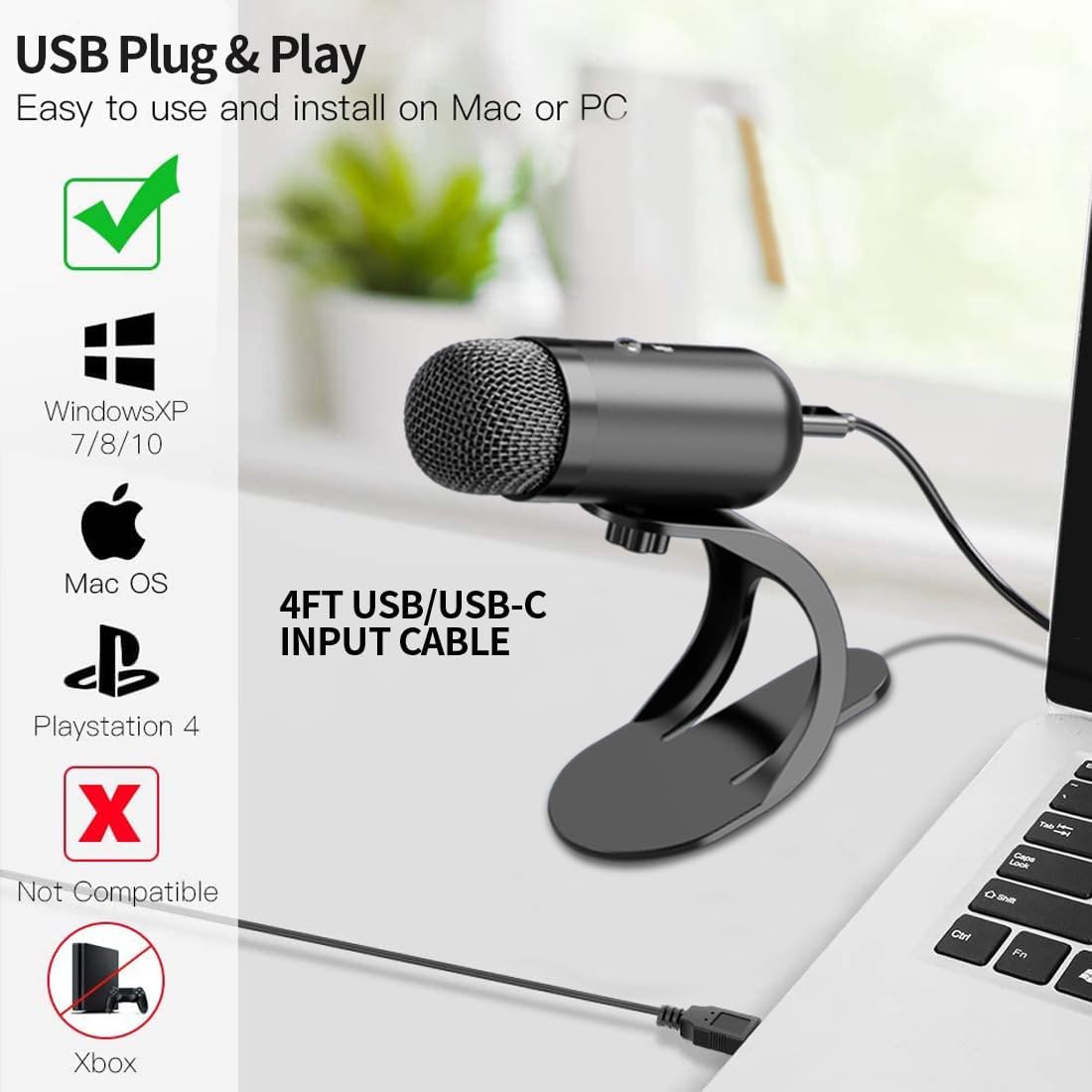 Mikrofon USB Profesional Konde - Esports Gaming ulasan dan harga
